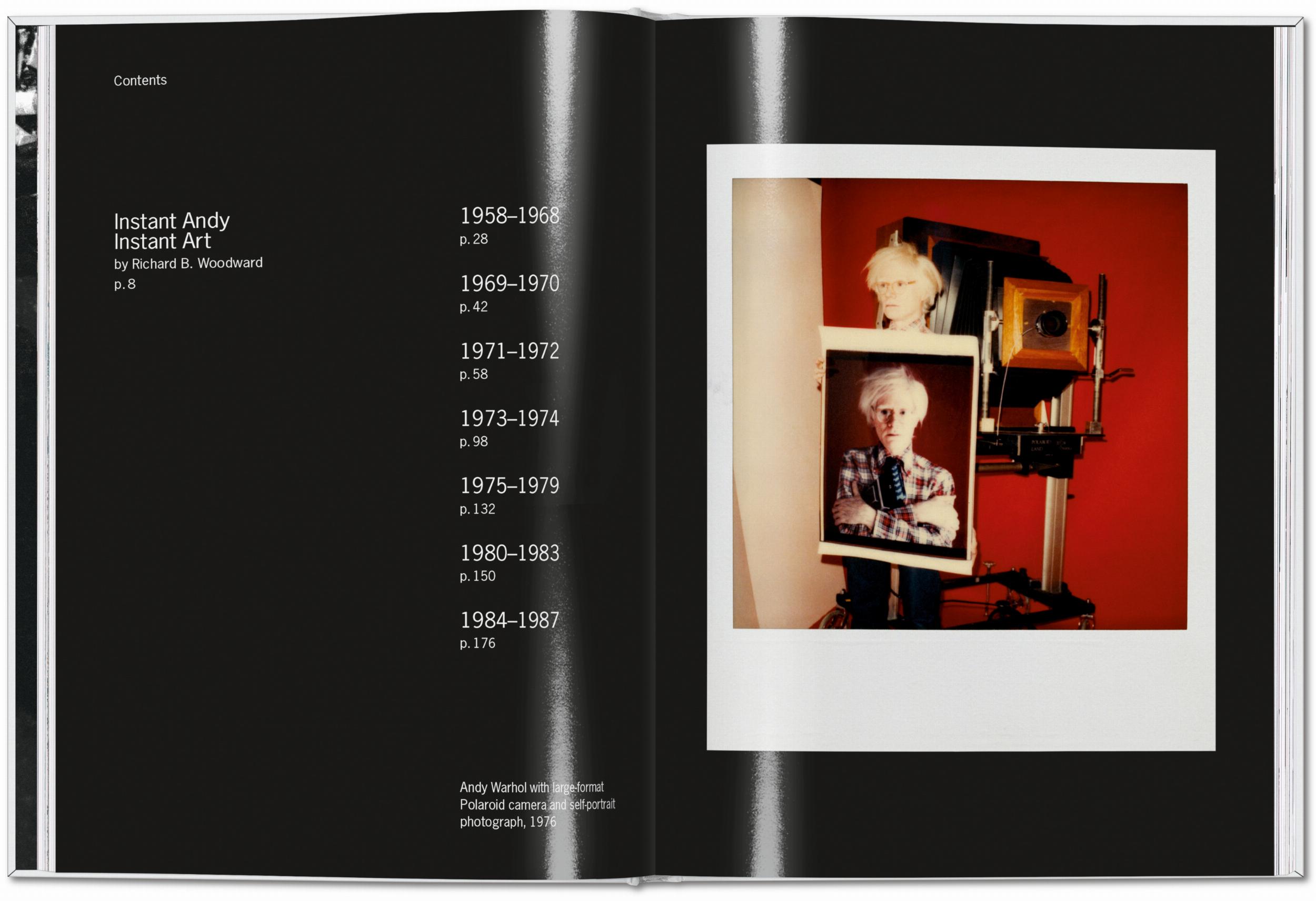 Buch und Bilder von Andy Warhol