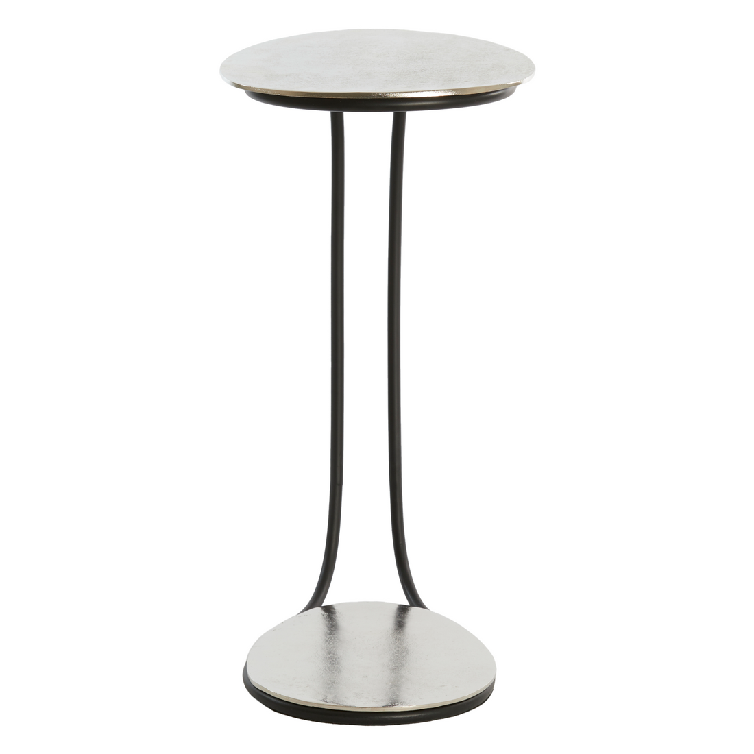 Dekorativer Beistelltisch MARSH in Nickeloptik