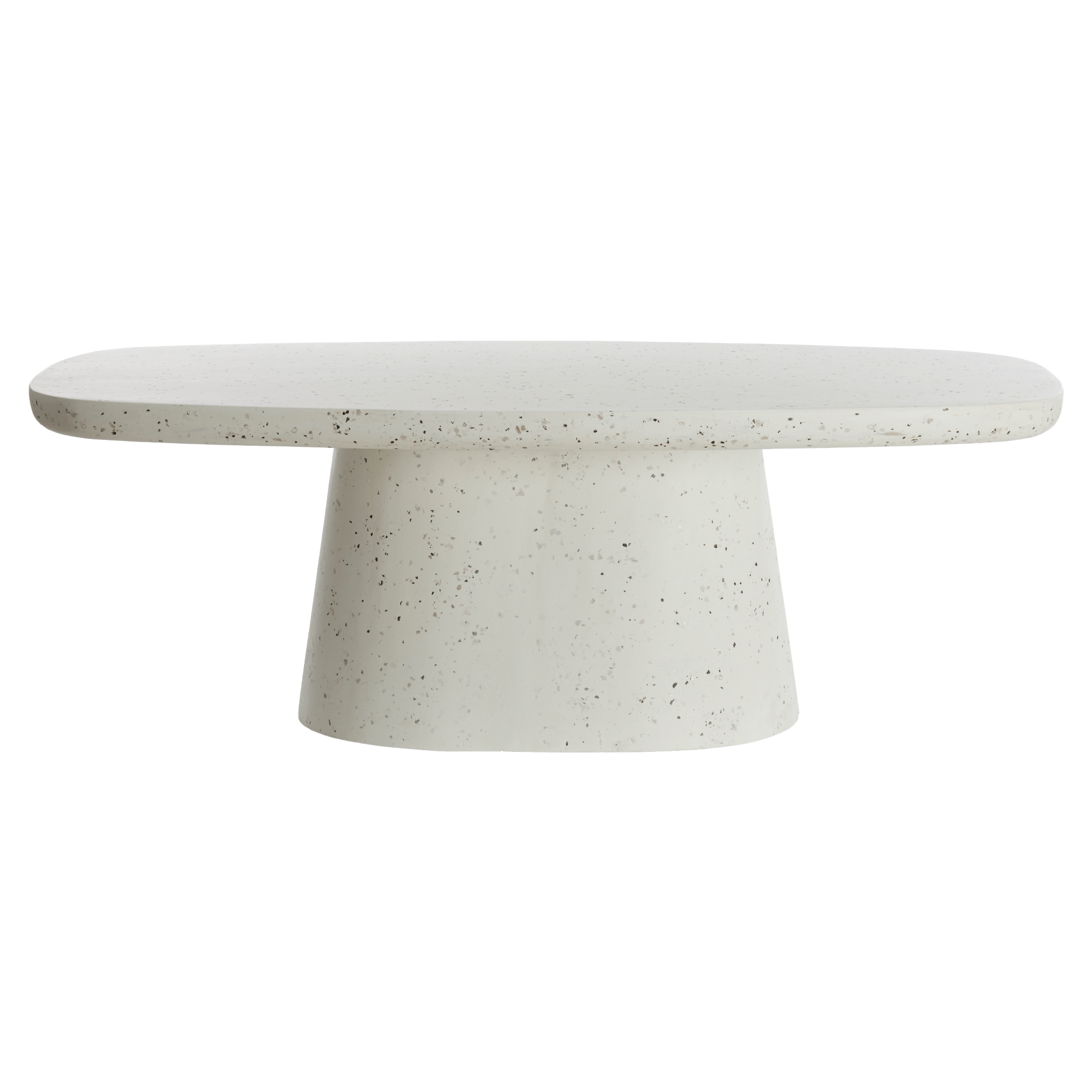 Couchtisch Hamura von Light & Living in Terrazzo Weiß.