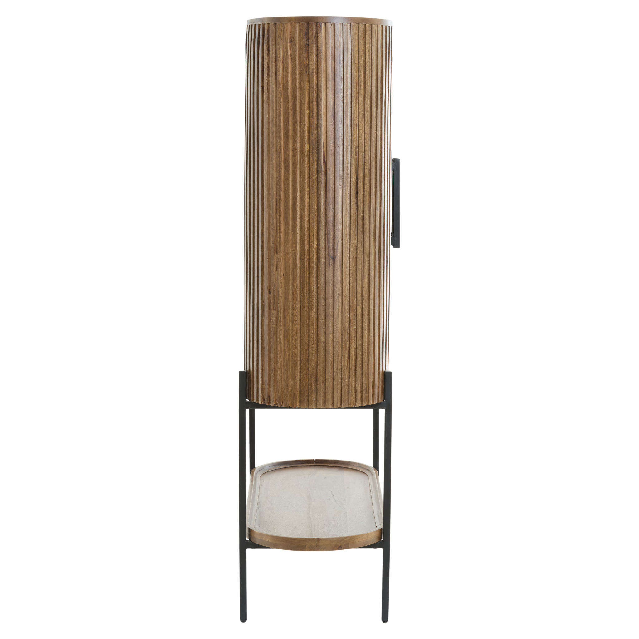 Hochwertiger Holzschrank DUMOSI XL mit Metallbeinen