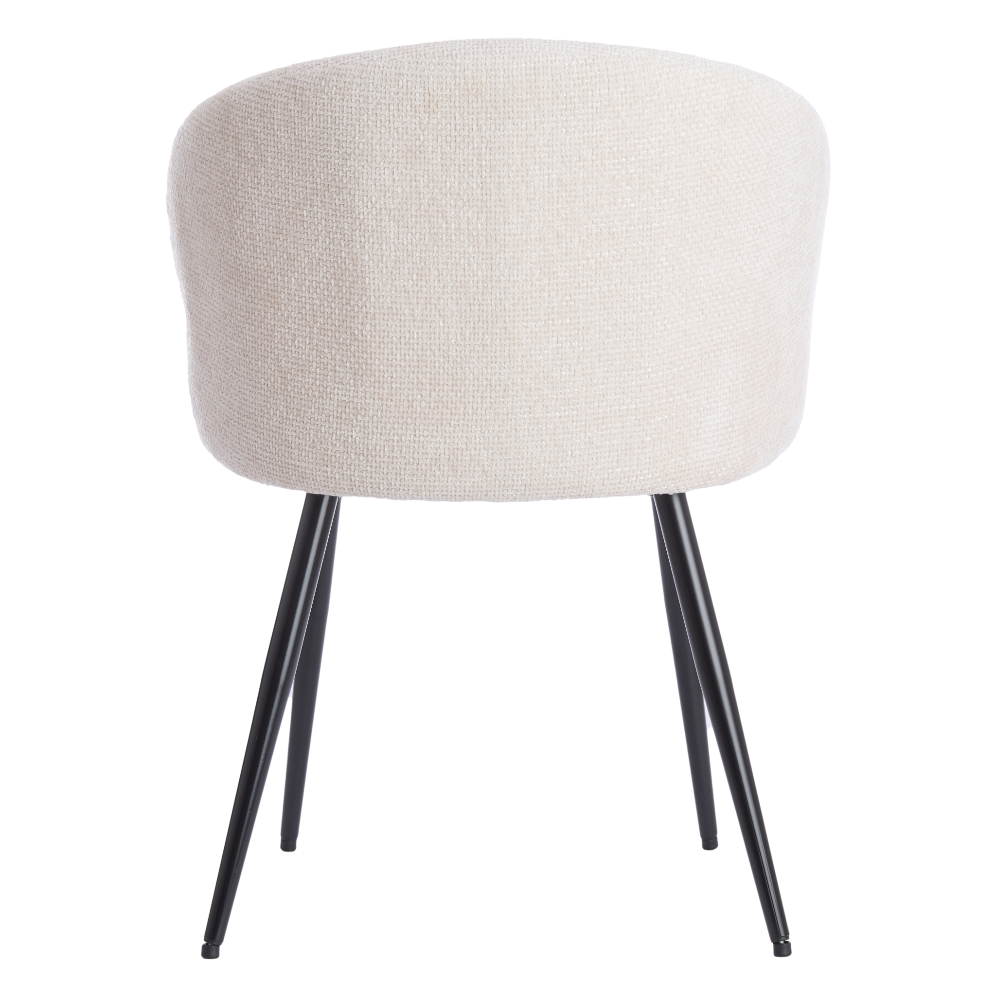 Essensstuhl RADJA in Creme+Schwarz Rueckseite