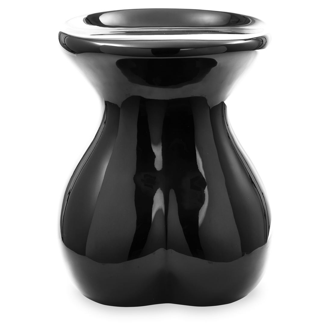 Pols Potten Body Stool in Schwarz, skulpturales Design