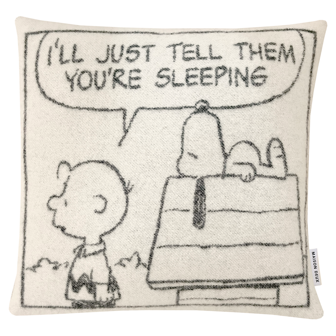 Weiche Jacquard-Kissen aus 100 % Wolle.