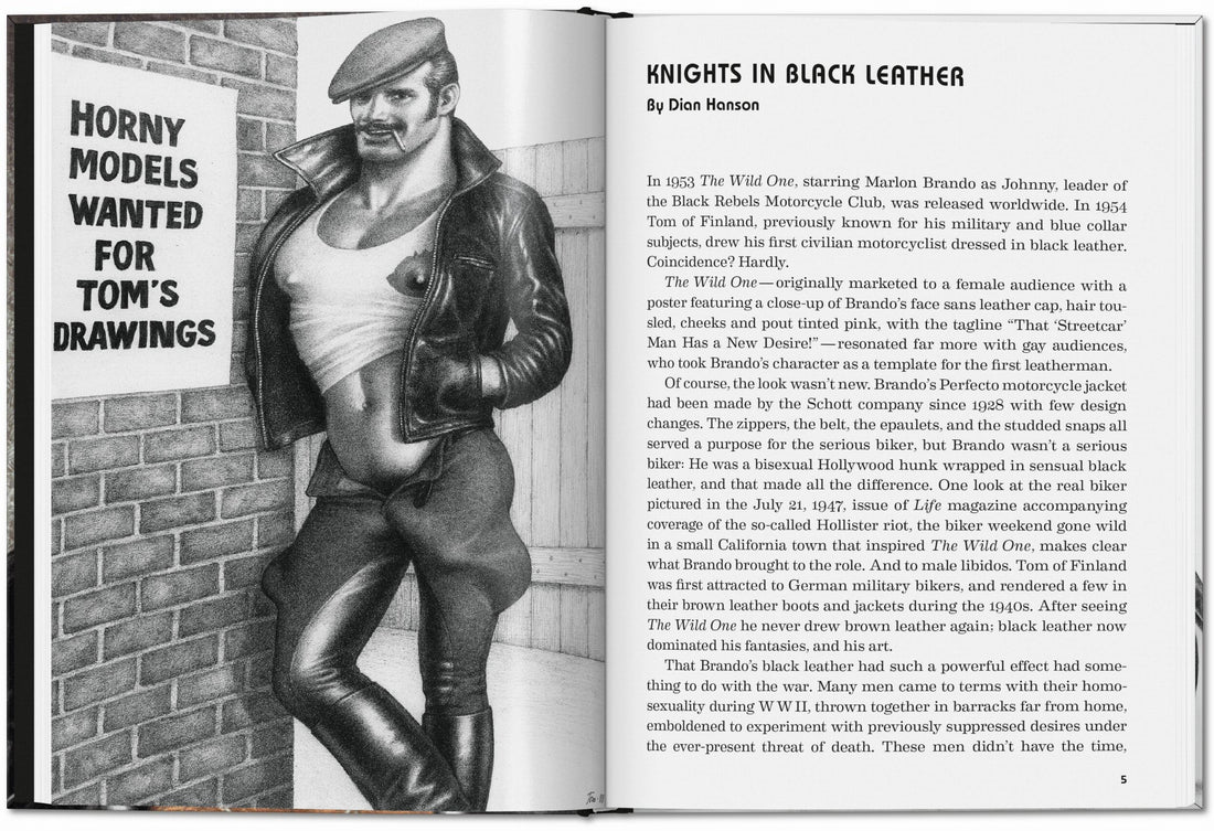 Hypermaskuline Biker Figuren aus der Physique Pictorial Reihe von Tom of Finland