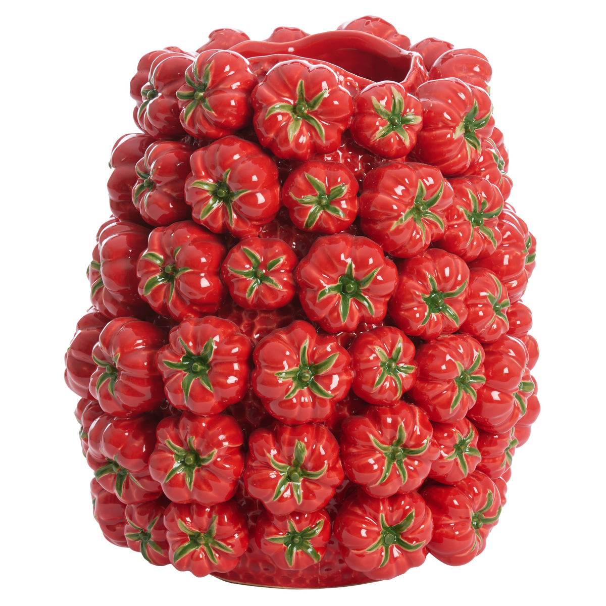 Vase Deko Tamina von Light & Living in Rot
