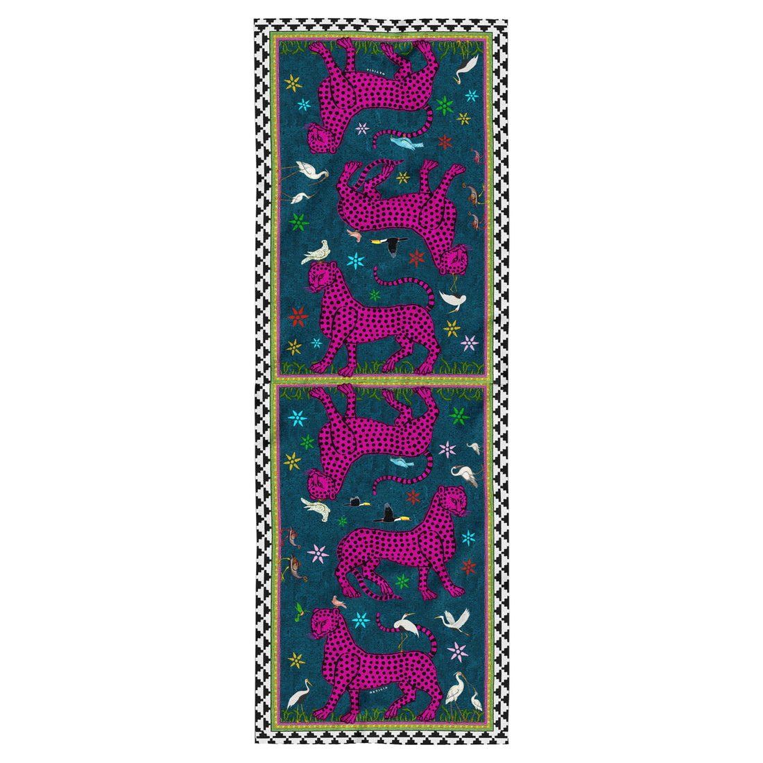 Ocelot Seidenschal Petrolio 200x70cm als stilvolles Accessoire