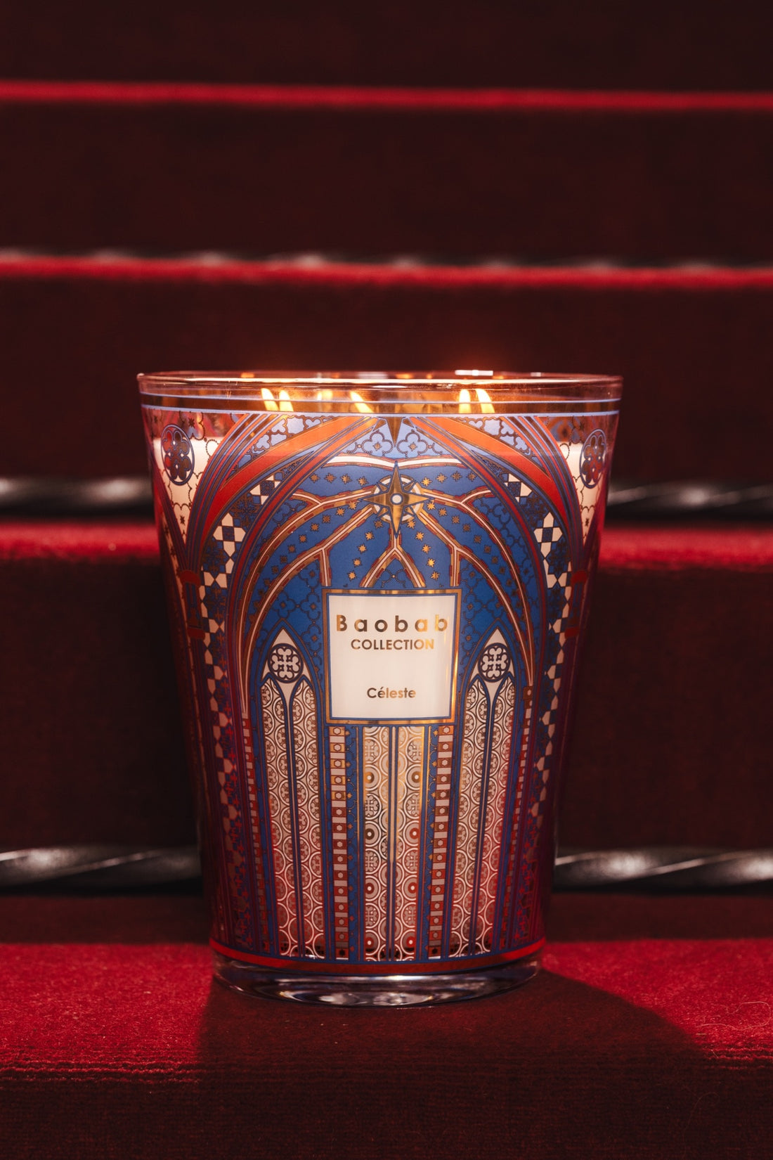 Duftkerze CELESTE Max 24 – Weihrauch, Zedernholz & Amber