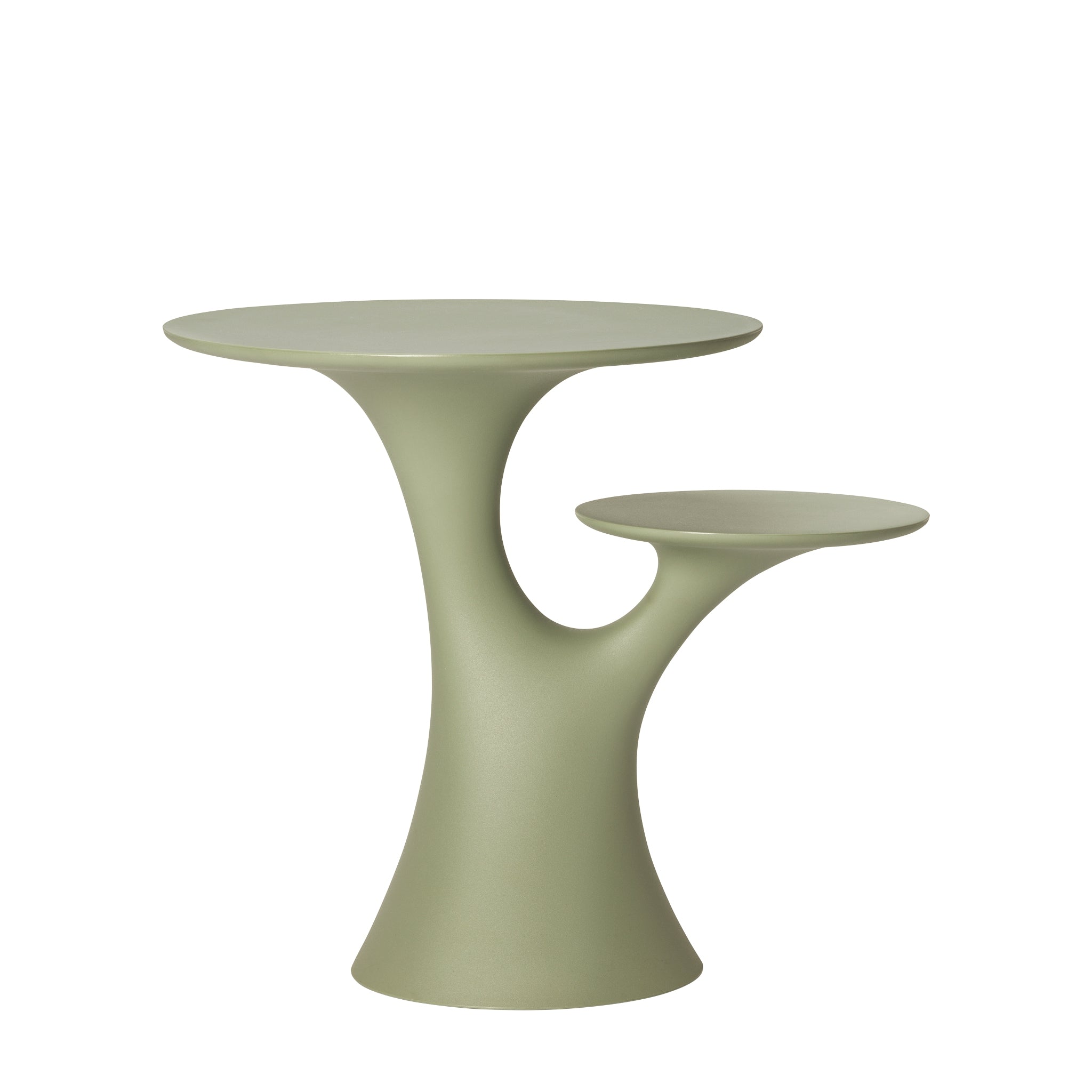 Qeeboo Rabbit Tree Tisch in Salbei Grün