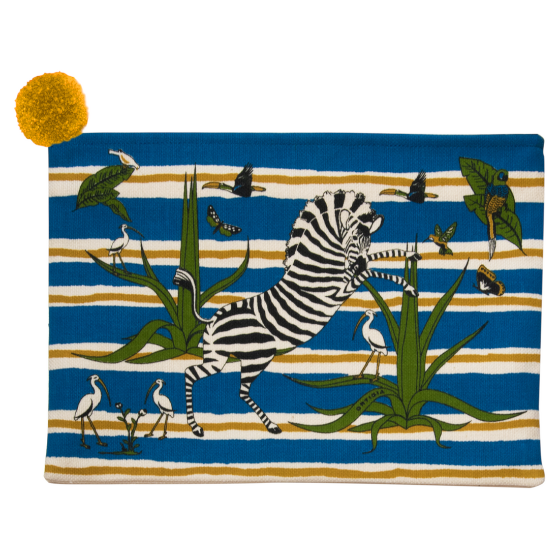 Beutel Jungle Blue aus ägyptischer Baumwolle