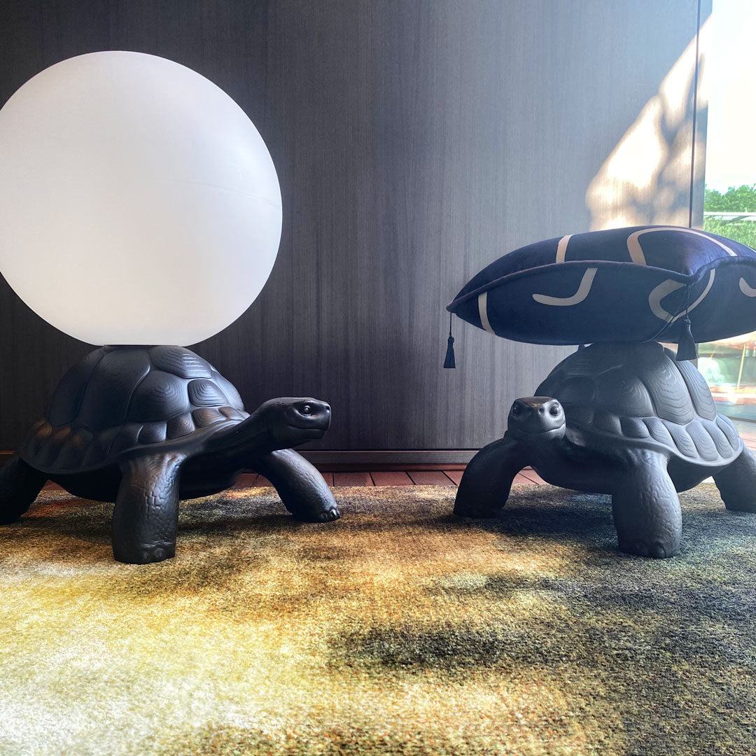 Outdoor-geeignete Designlampe in Schwarz mit Akkufunktion