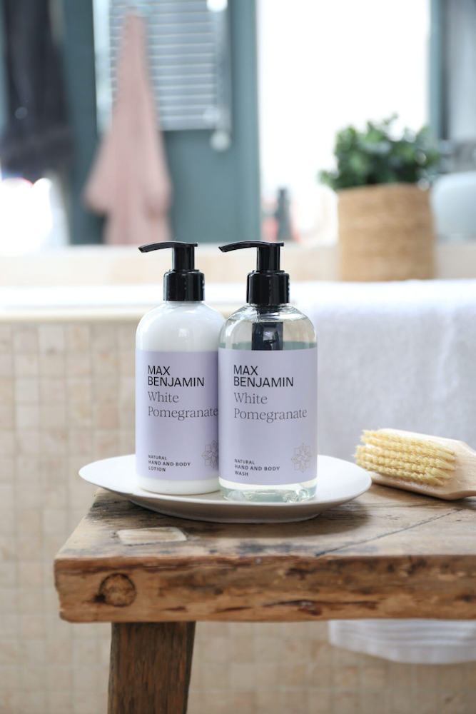 Hand & Body Wash & Lotion-Geschenkset / White Pomegranate