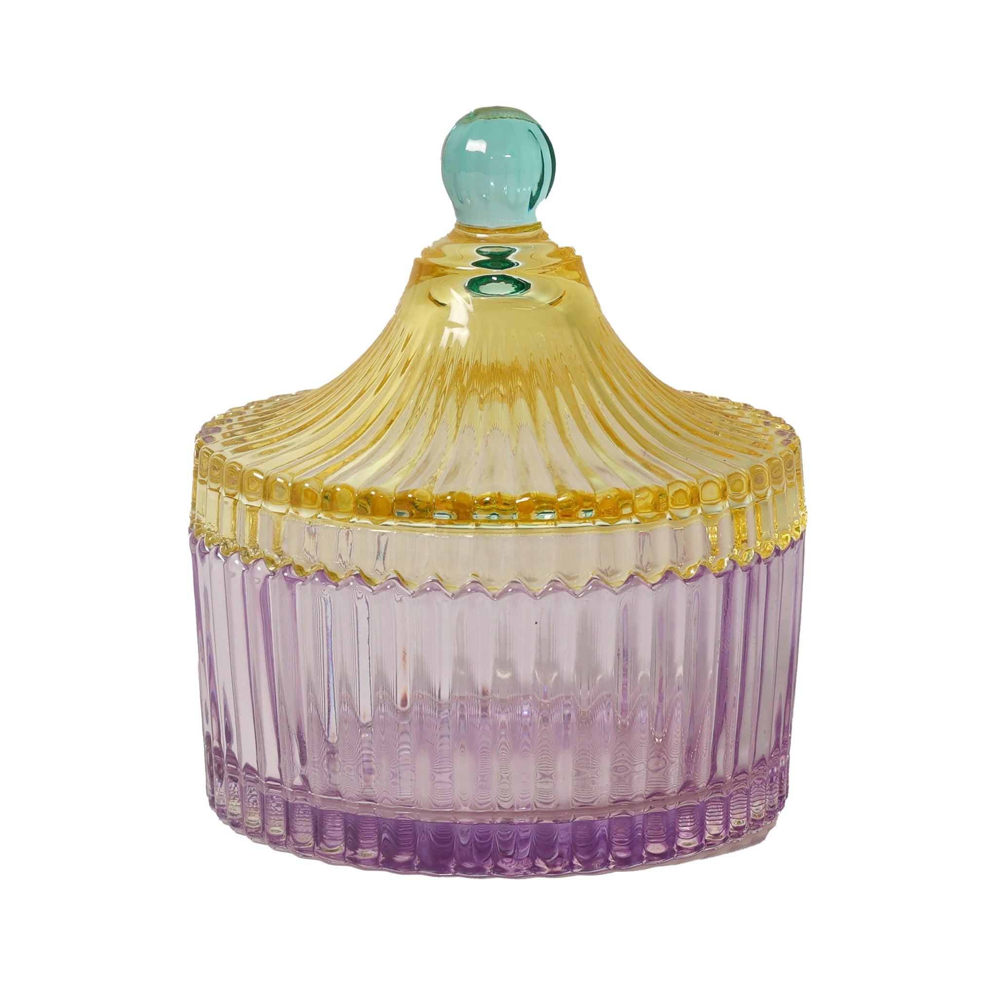 Bonbonniere SUNSET BLOOM in Violett/Gelb von AU Maison