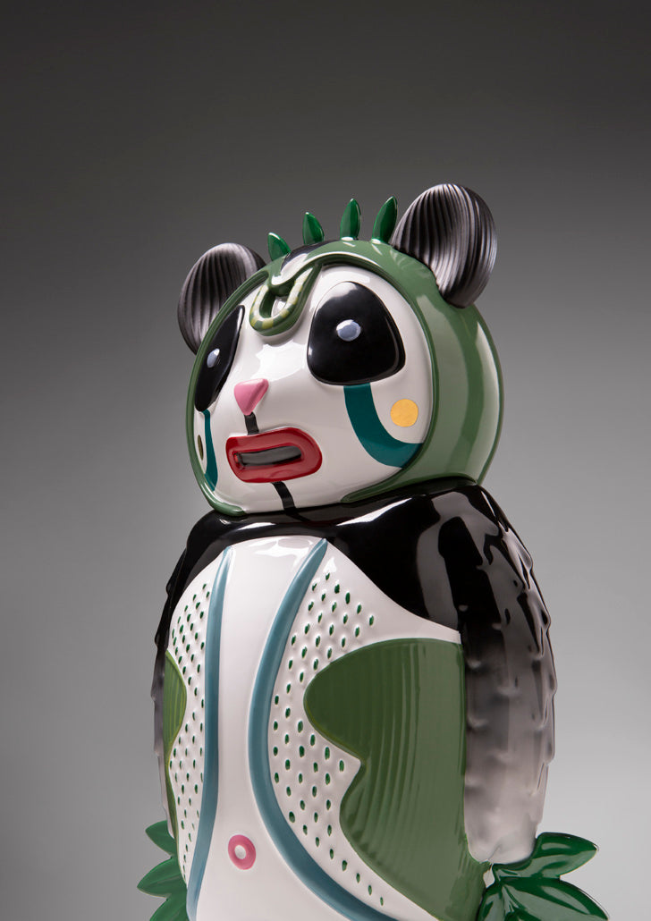 BERNARDO PANDA - Keramikskulptur von Bosa