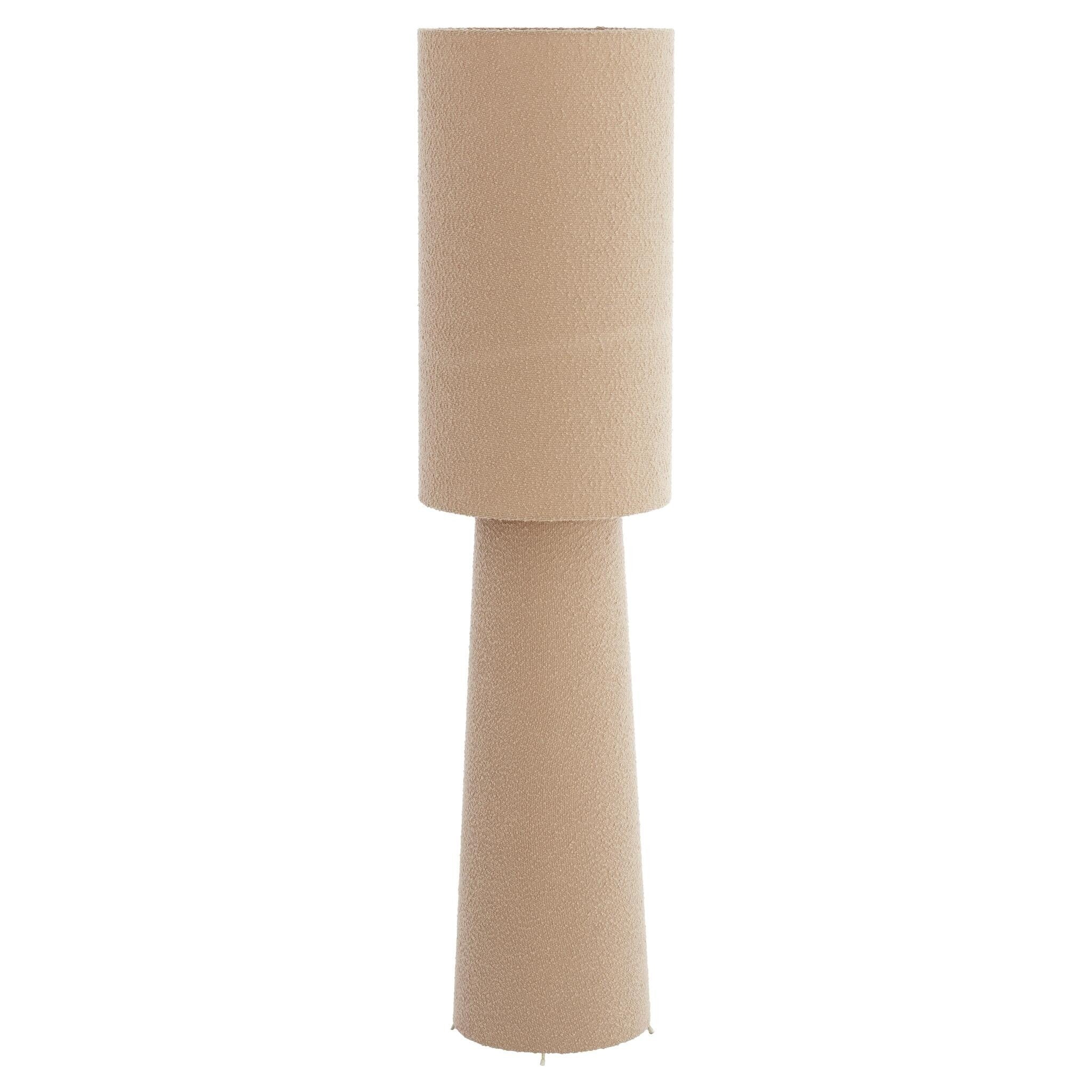 Stehleuchte Ø40x165 cm MIKKEL bouclé sand im modernen Design