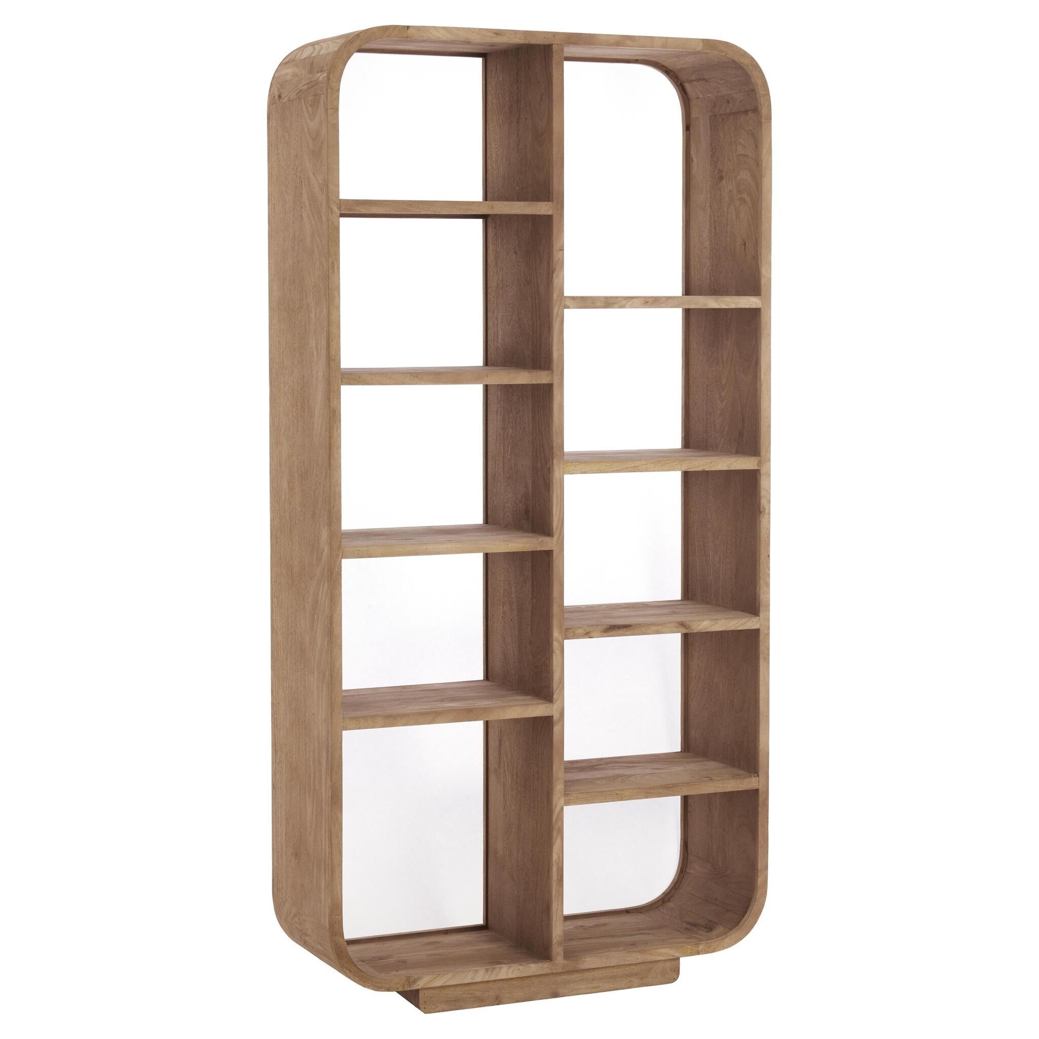 Modernes Highboard mit abgerundeten Kanten und großer Ablagefläche