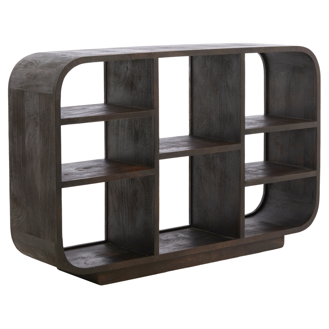 Modernes Holzsideboard in dunkel rotbrauner Mattoptik