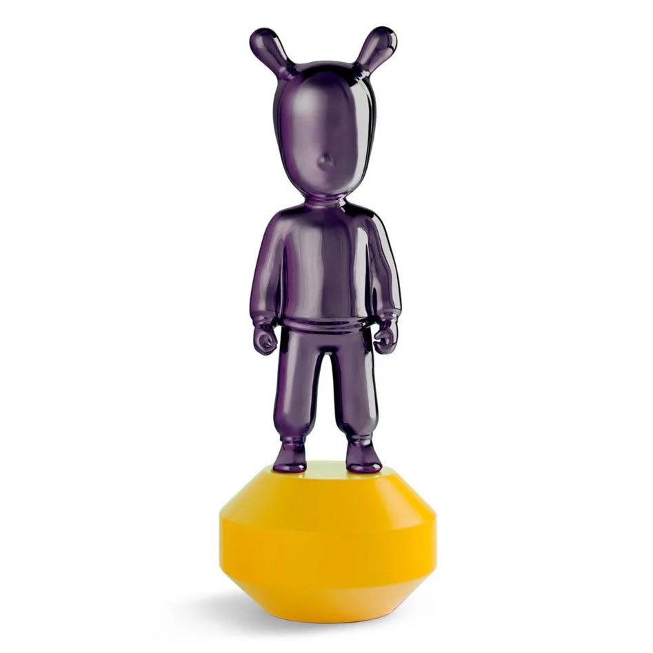 Deko Skulptur THE GUEST der Marke Lladró in Metallic Lila small