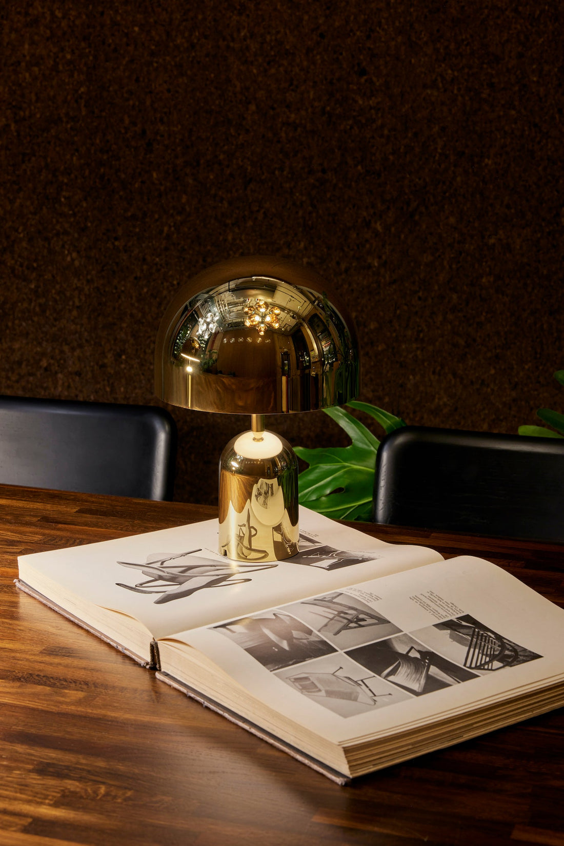 Dekoration - portable LED Leuchte Bell in gold