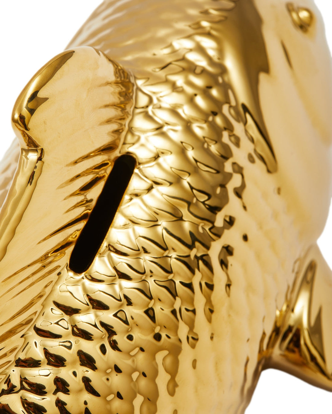 Design-Spardose Fish Moneybox Keramik Koi für Wohnzimmer