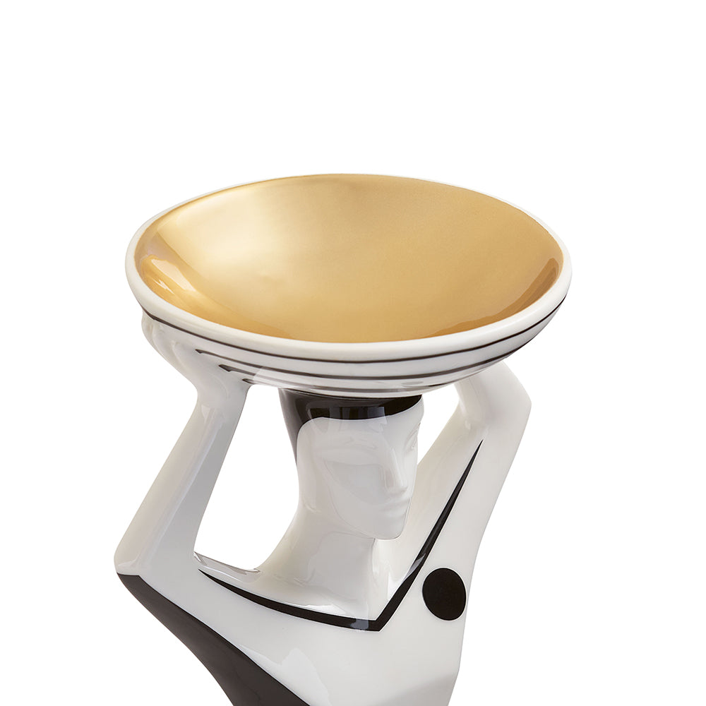 Bowl BUDAPEST in schwarz/weiß aus Porzellan small