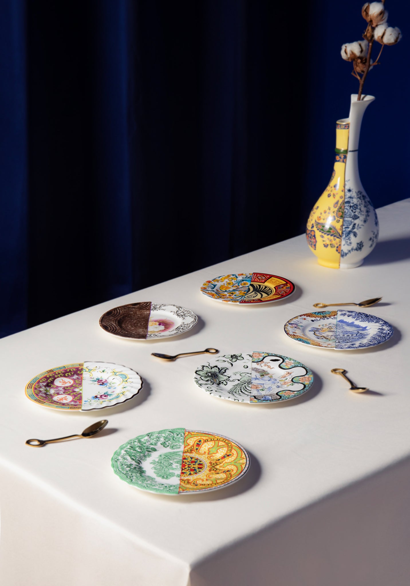 Dessertteller der Hybrid-Collection der Marke Seletti