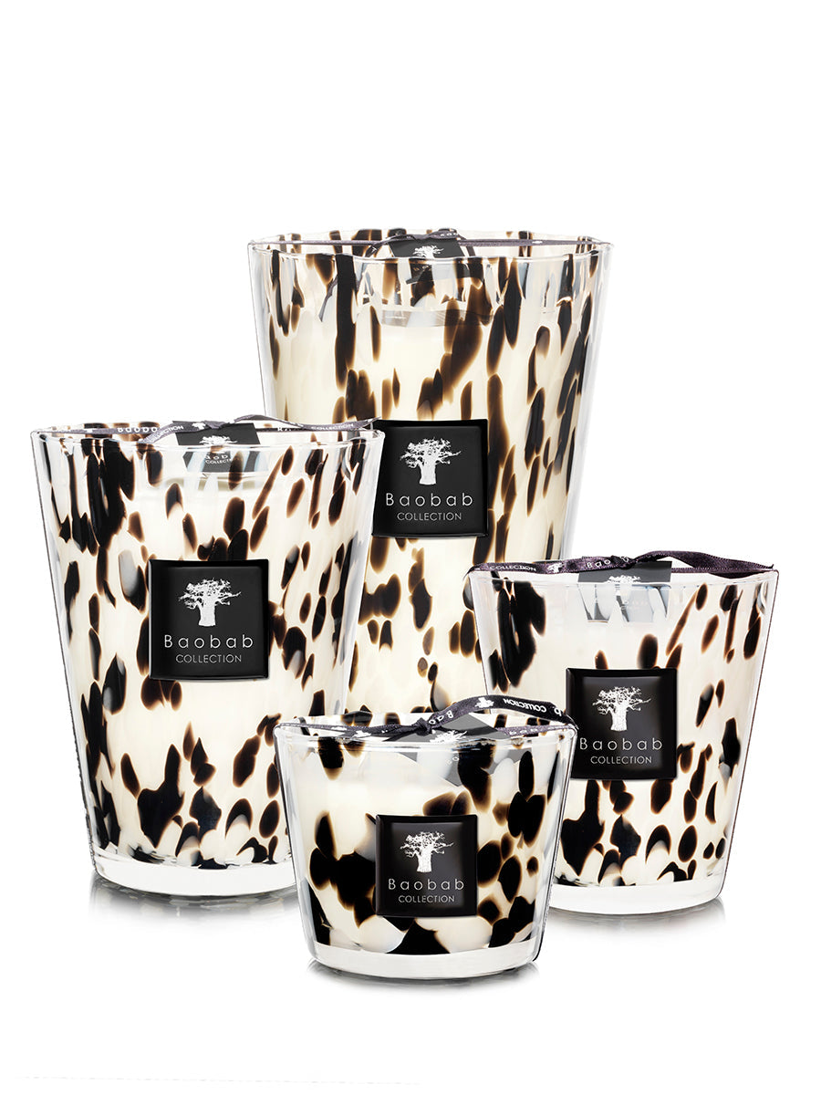 Duftkerze PEARLS BLACK in Max 08 von Baobab Collection