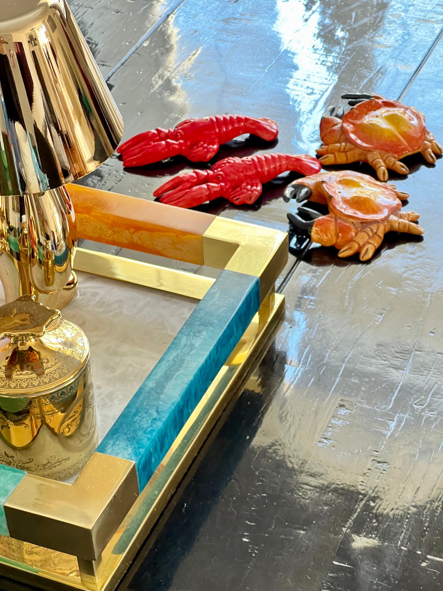 Les Ottomans – Salz- & Pfefferstreuer Krabbe und Hummer