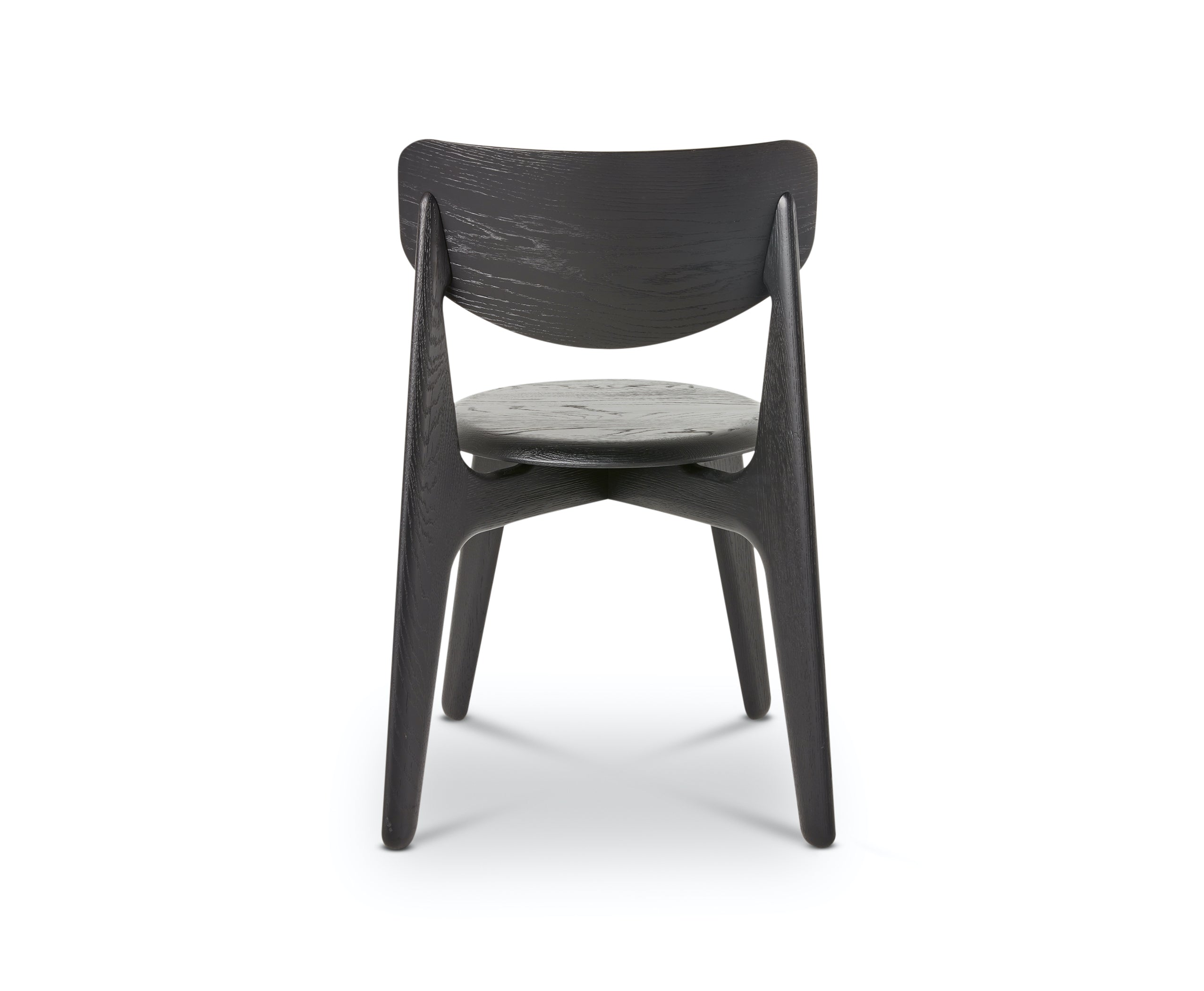 Slab Dining Chair – Black Brushed Oak von Tom Dixon