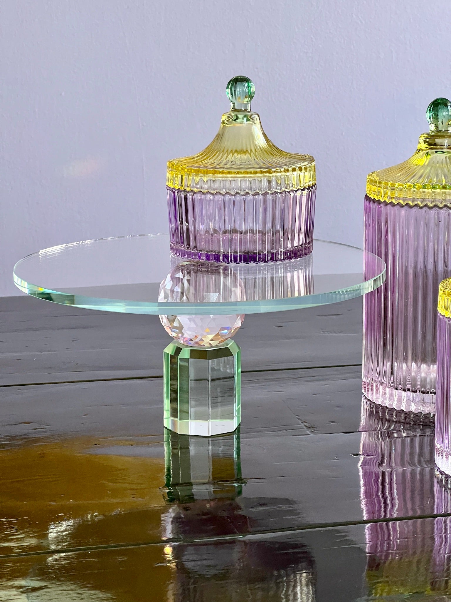 Kuchenplatte und Bonbonniere