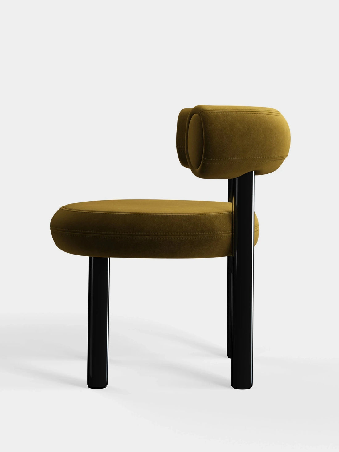 Grüner Designerstuhl von Tom Dixon für das Wohnzimmer