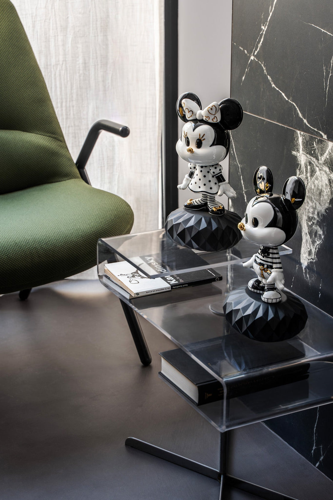 Figur MINNIE in Schwarz und Weiß von Lladró