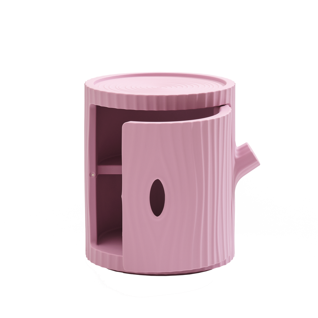 Moderner TRONCO Print-Beistelltisch als stilvolles Sitzmöbel