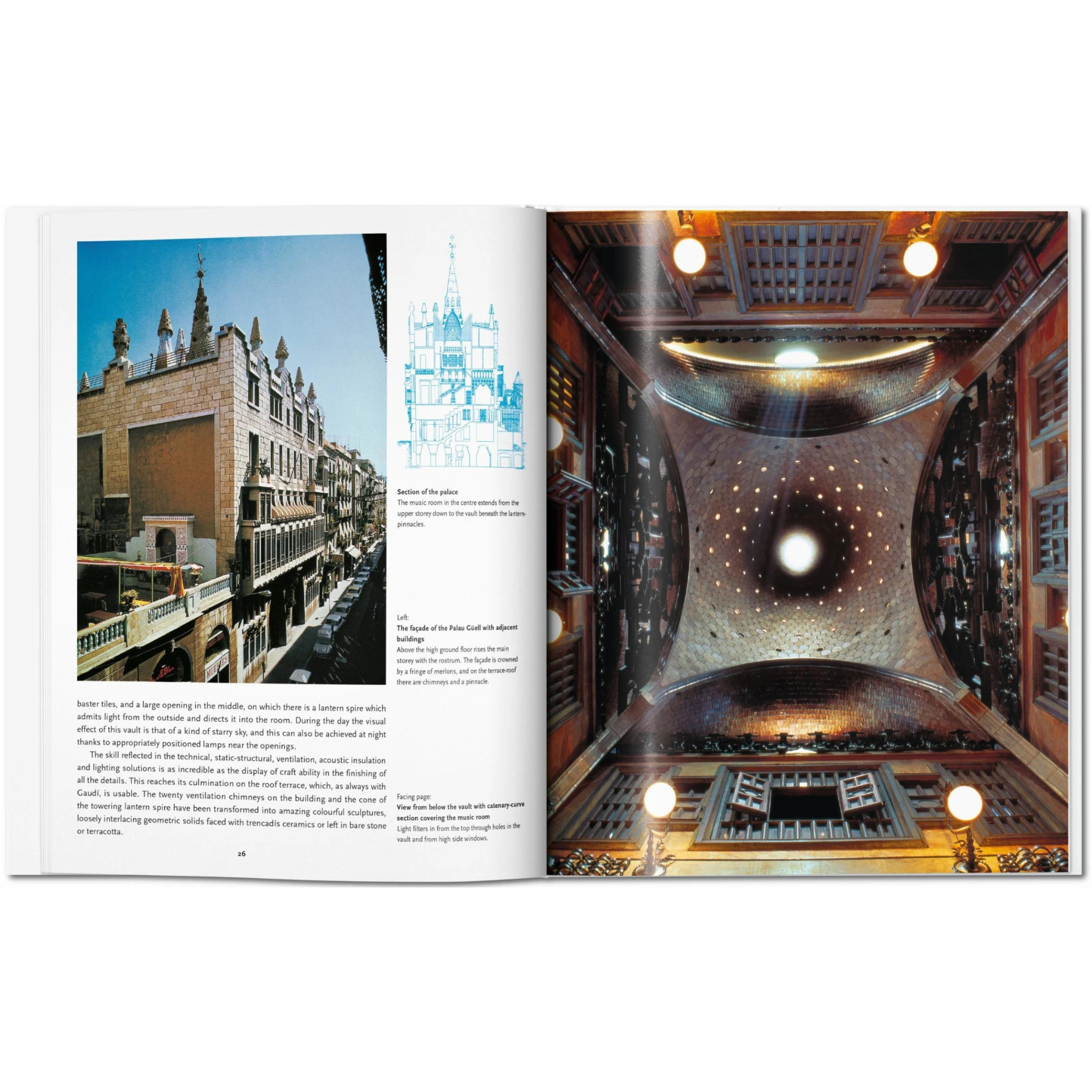 Antoni Gaudi Buch vom Taschenerlag Maria Antonietta Crippa