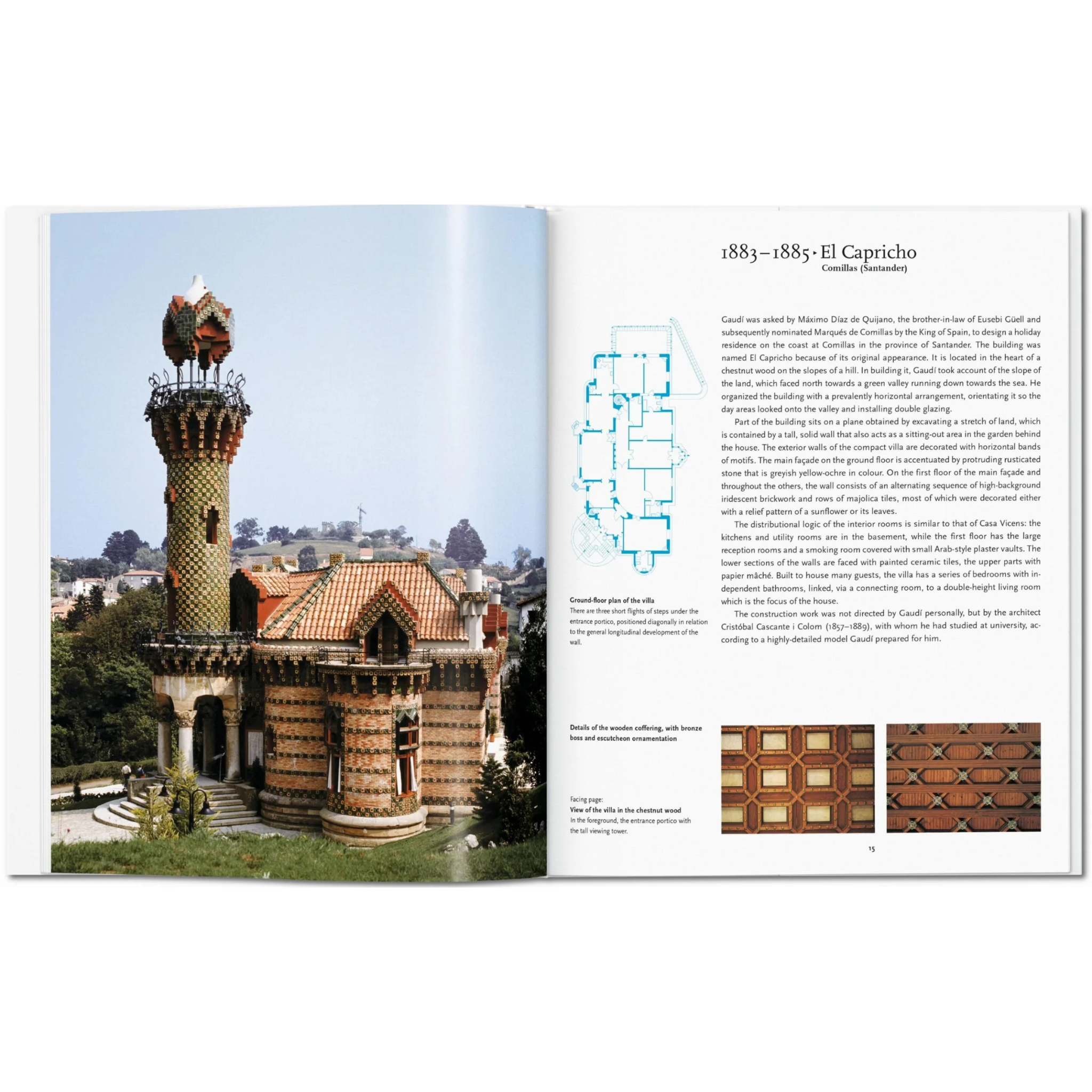 Antoni Gaudi Buch vom Taschenerlag maria antonietta crippa