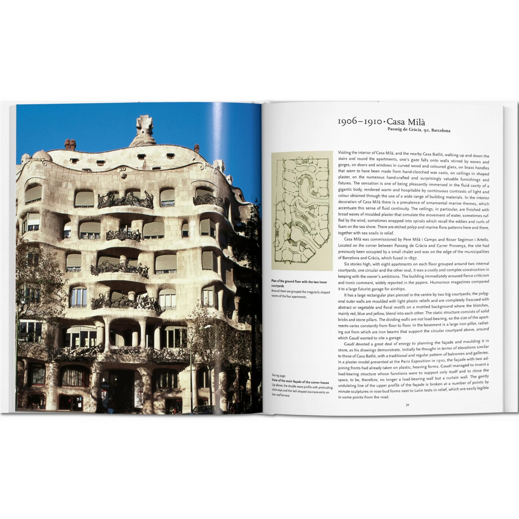 Antoni Gaudi Buch vom Taschenerlag maria antonietta crippa