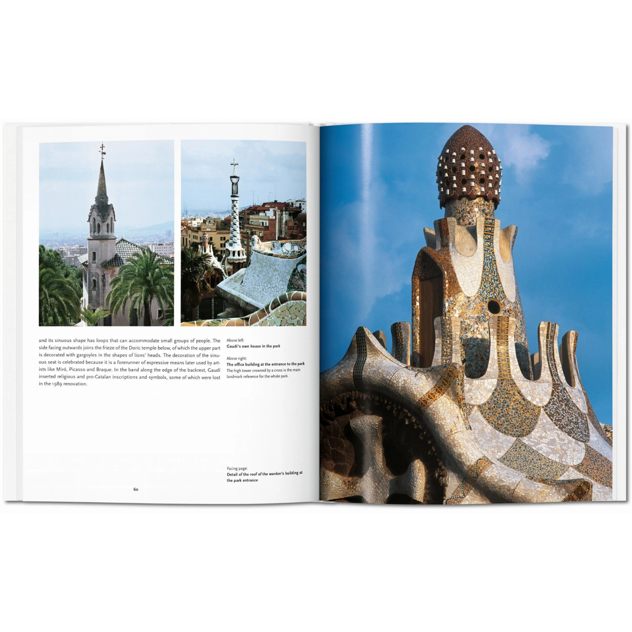Antoni Gaudi Buch vom Taschenerlag maria antonietta crippa