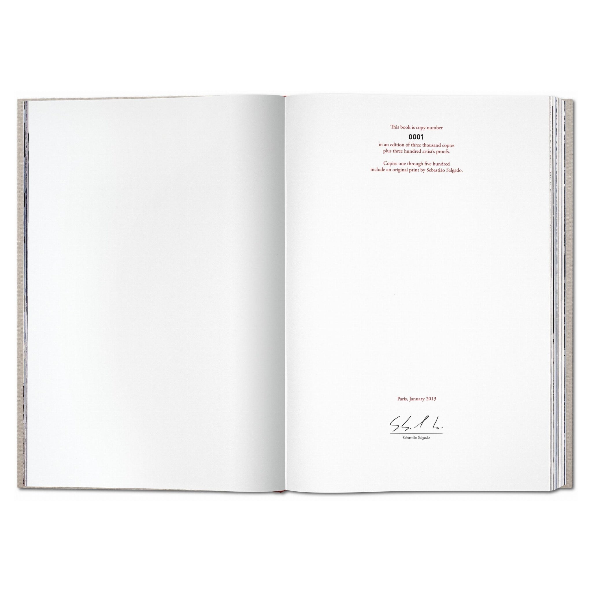 Großformatige Fotografie in GENESIS Buch