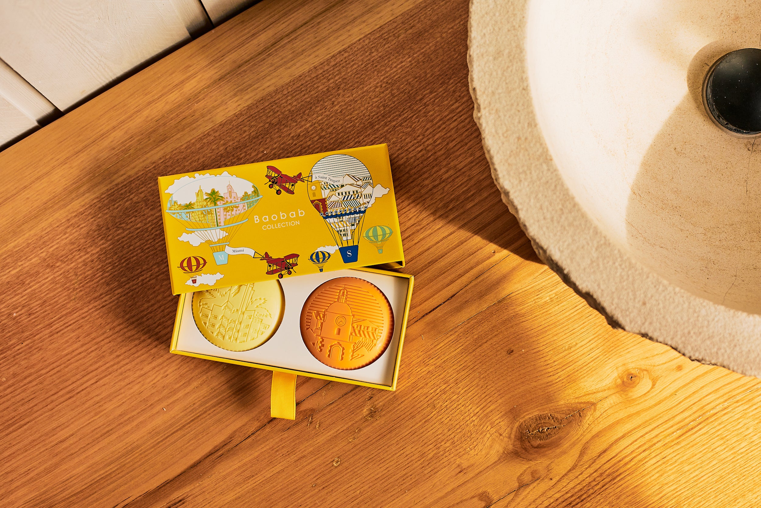 Baobab Collection – Geschenkbox Seife Miami & À Saint-Tropez (2 x 150 g)