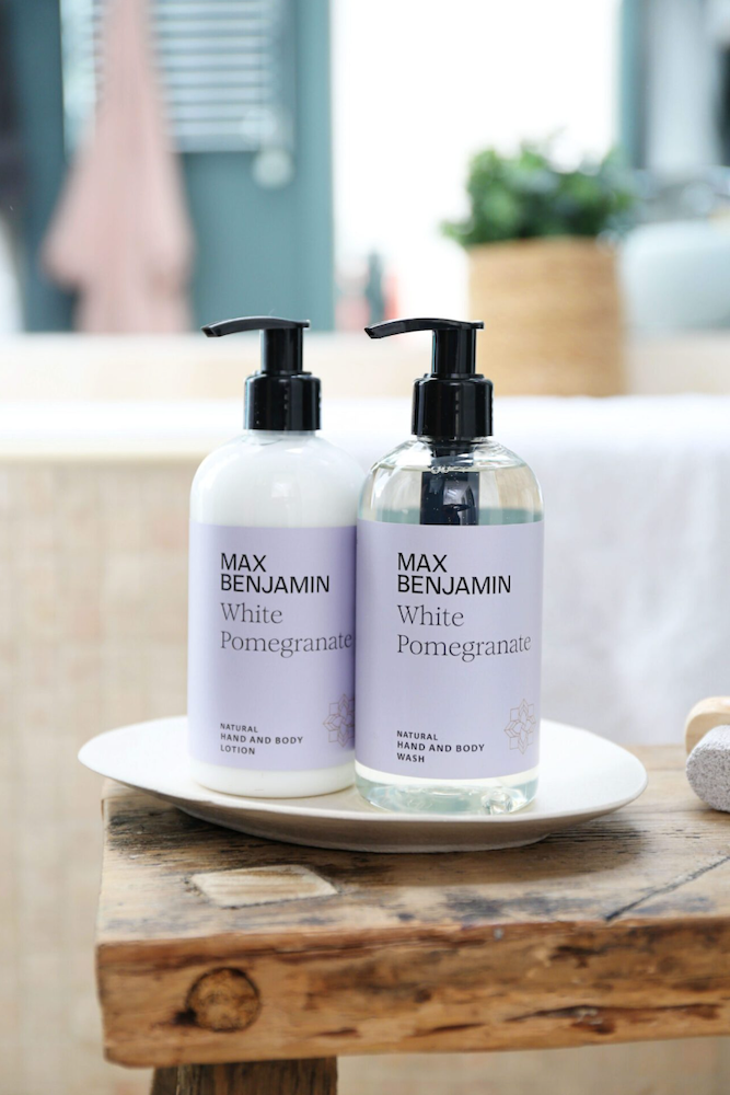 Hand & Body Wash & Lotion-Geschenkset / White Pomegranate