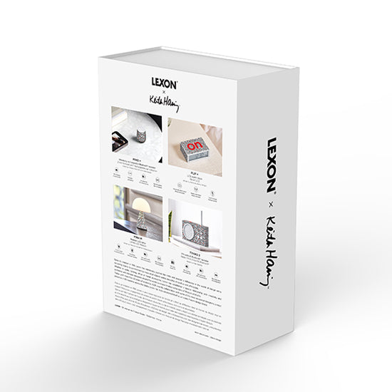 Geschenkset Lexon x Keith Haring LOVE WHITE