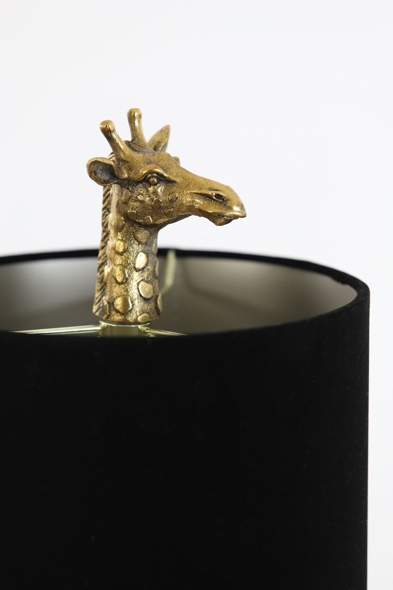 Tischlampe GIRAFFE bronze-schwarz