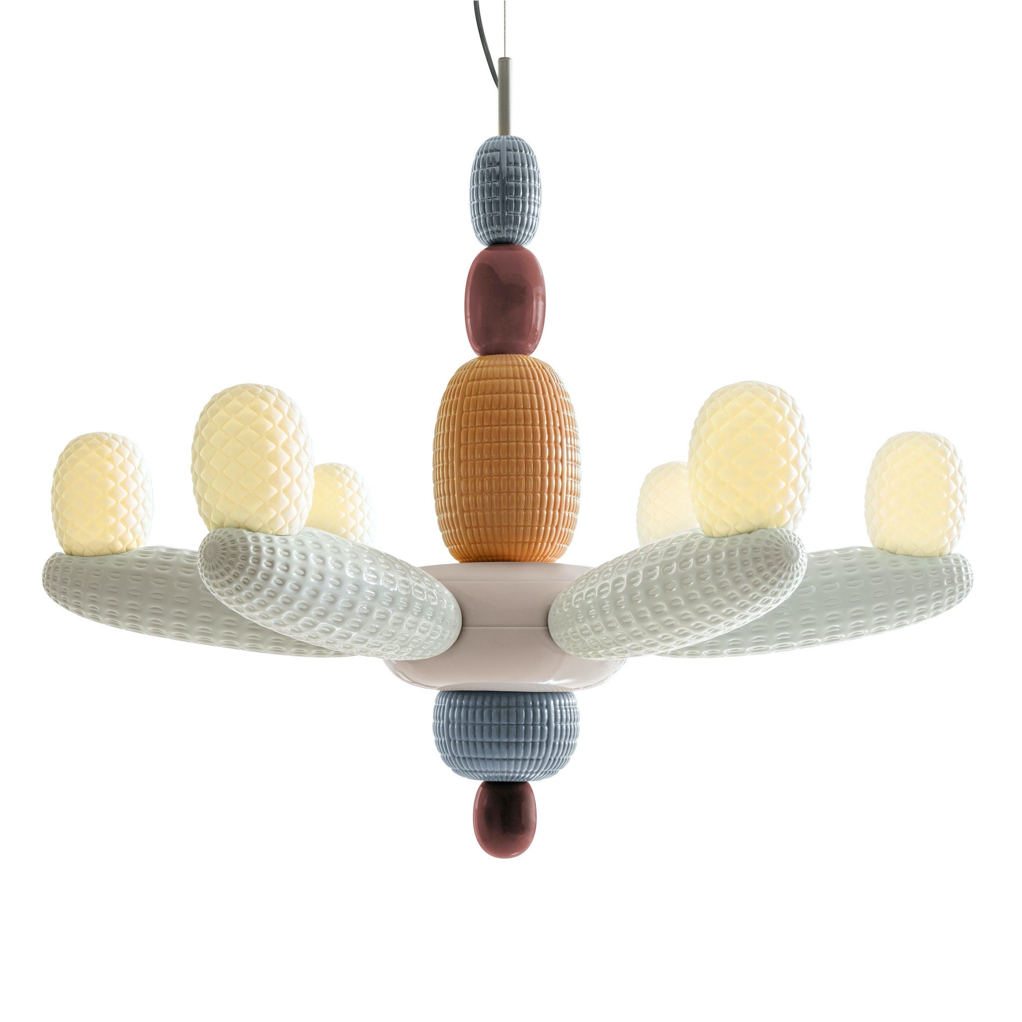 Hängeleuchte Soft Blown Chandelier – Pink Ø96 x H80 cm – Lladró