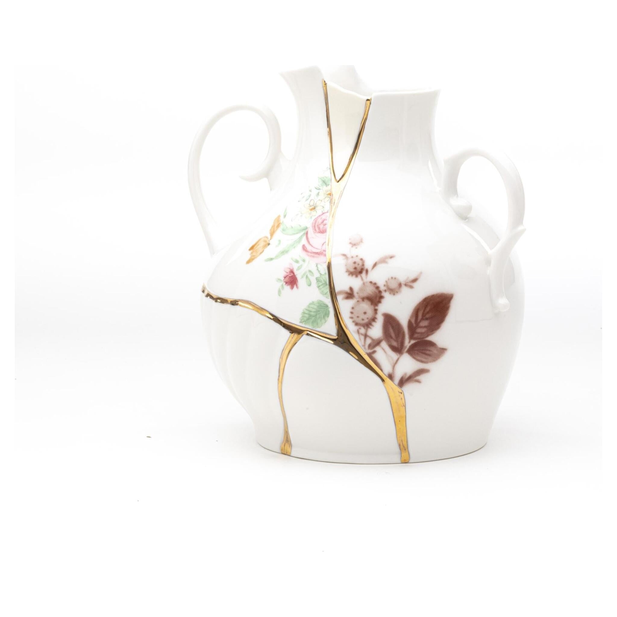 Kintsugi Vase – modernes Kunstobjekt im japanischen Stil