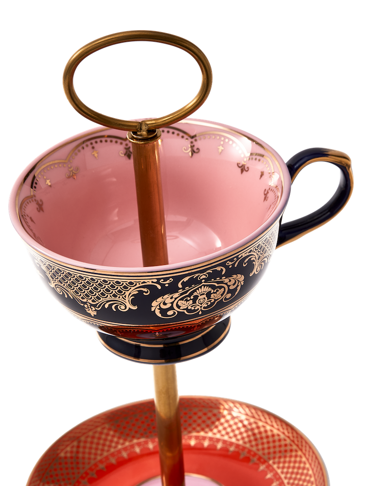 Etagere GRANDPA High Tea Set aus Porzellan