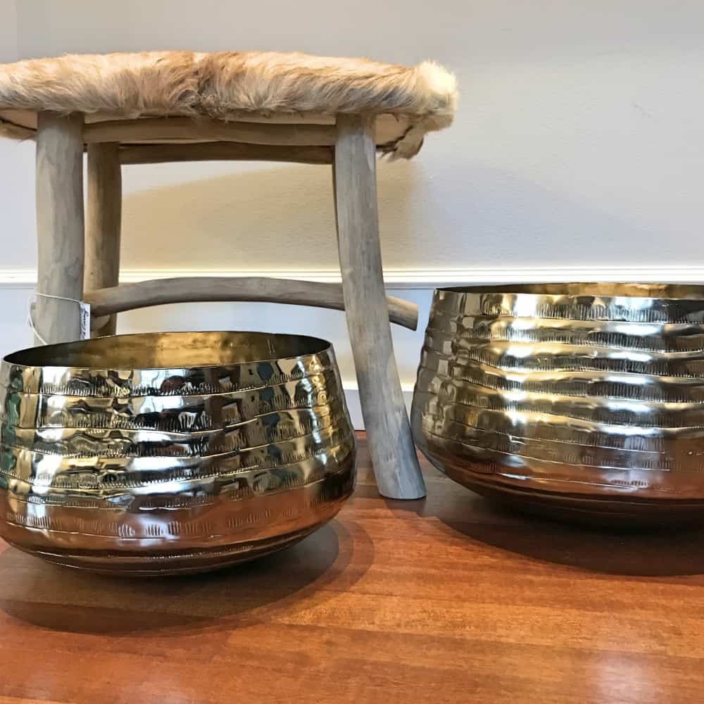 Hocker GAMBY & Schale BYREMO