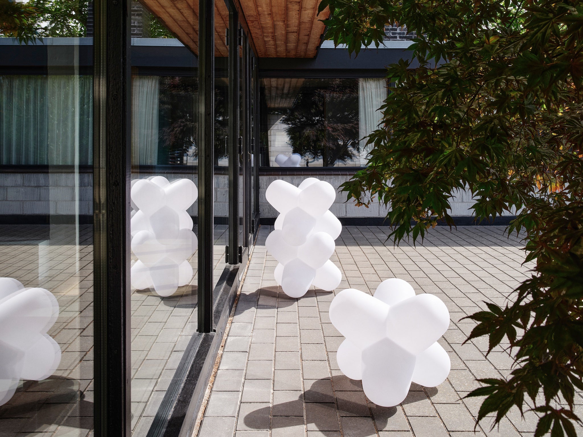 Bodenleuchte für Innen- und Außen - Jack Large Portable Light in Matte White