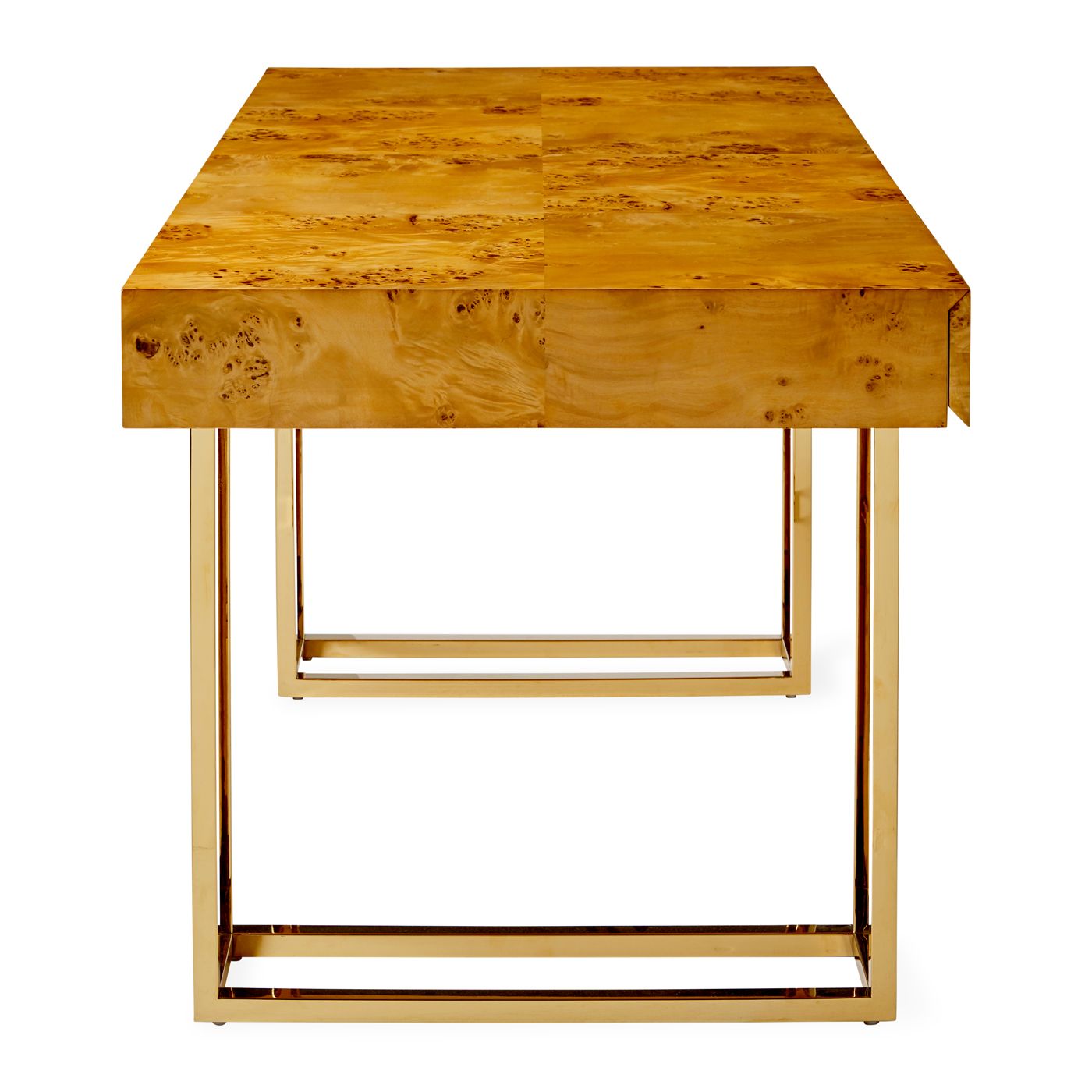 Jonathan-Adler-Designschreibtisch mit verdeckten Schubladengriffen