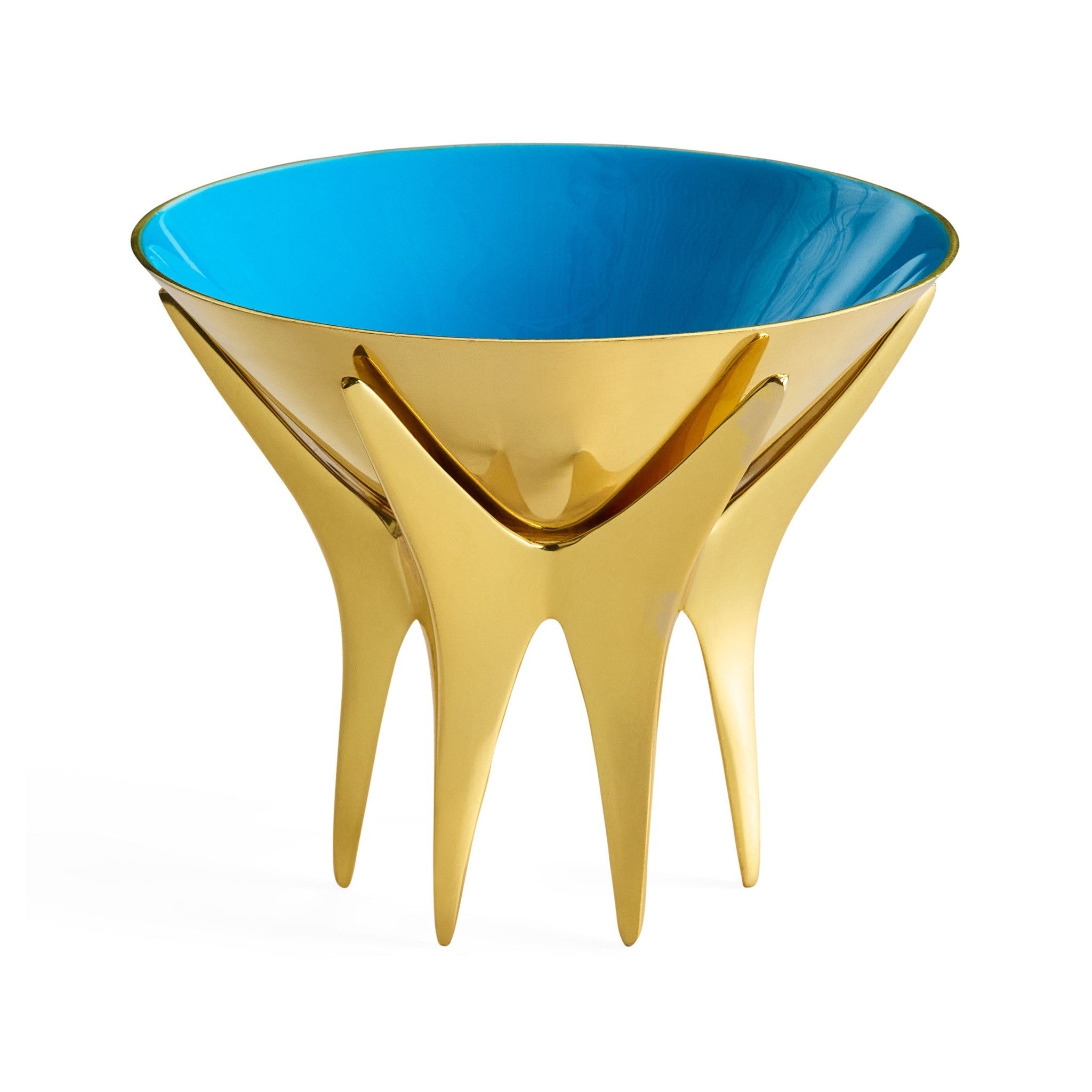 OSCAR LARGE BOWL von Jonathan Adler in Gold und Blau