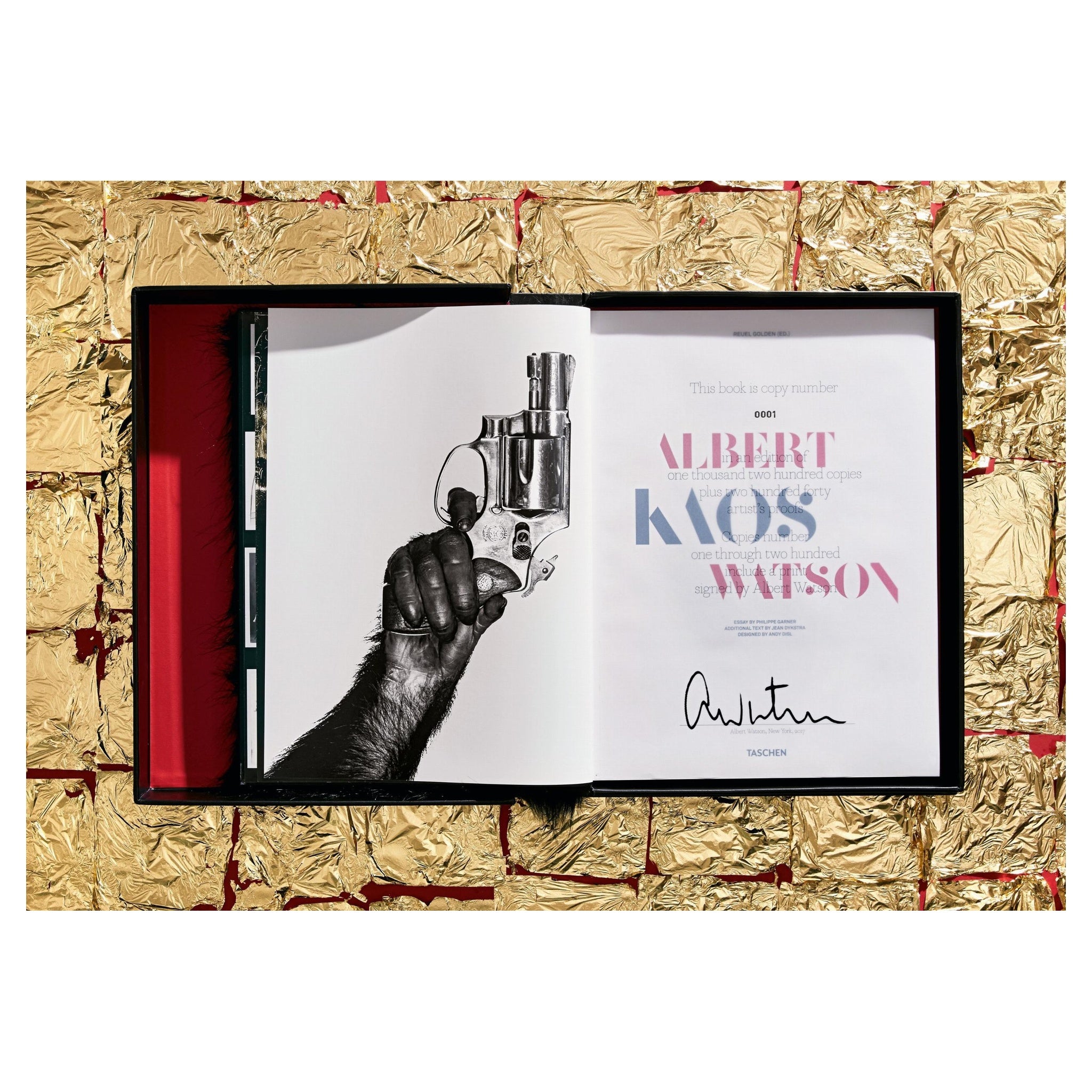 Handsignierte und nummerierte Limitierung der Albert Watson Kaos Art Edition