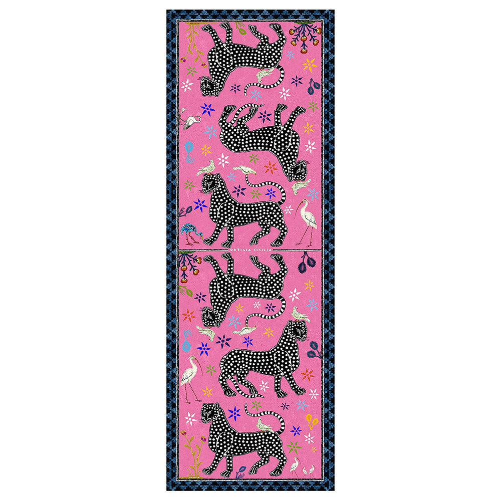 Kaschmirschal OCELOT Fucsia 200x70 cm der Marke Ortigia Sicilia